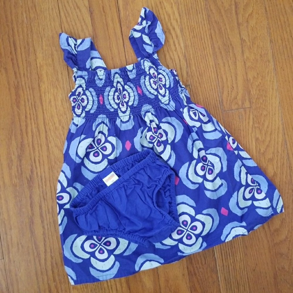 Girls 2t Gymboree tropical blue sundress